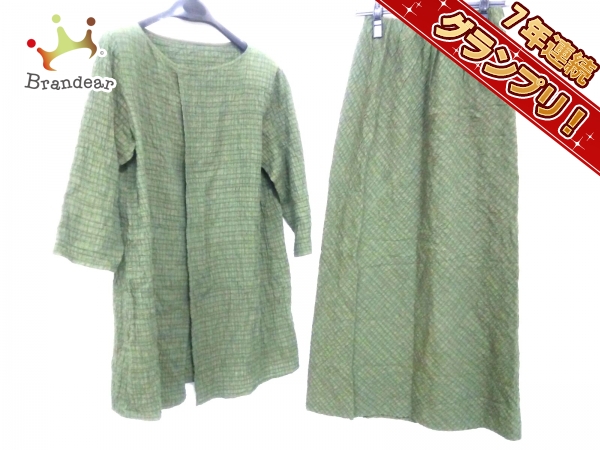 ヨーガンレール スカートセットアップ M レディース グリーン