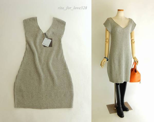 ■From Italy　サンプル送料無料　シェルビーノ　ニットワンピ