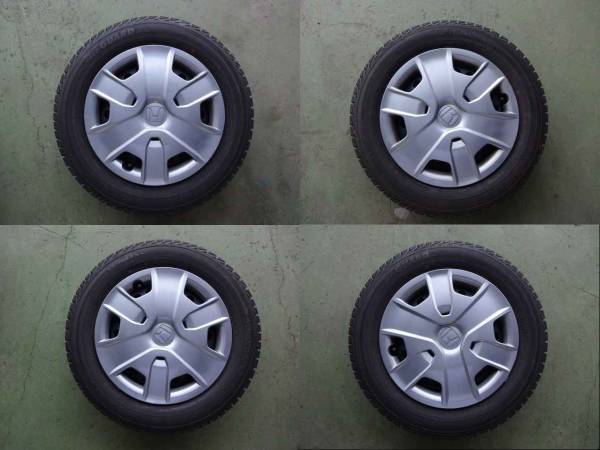 175/65R15】フィット用鉄ホイル冬タイヤ4本#633 175/65R15フィット用