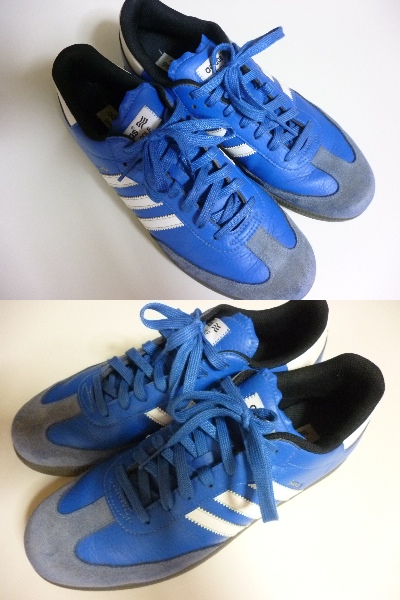 アディダス adidas SAMBA GOLF サンバゴルフ シューズ 26.5cm 青