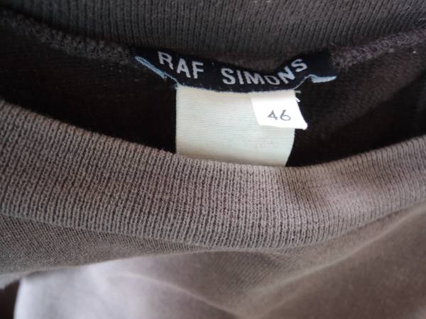 レア！RAF SIMONS 90年代プリント半袖スウェット RAF SIMONS 1997-98AW 