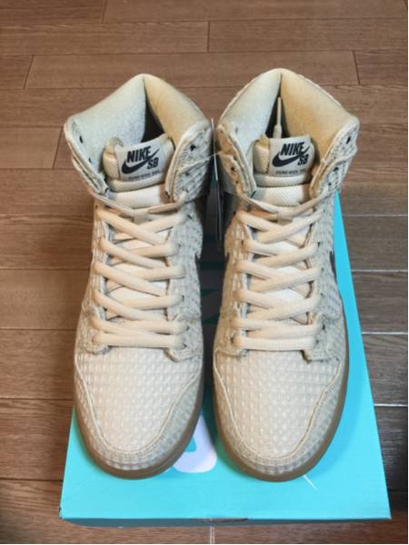 ナイキダンクハイプレミアムSB ワッフル ベージュ US9.5 27.5cm