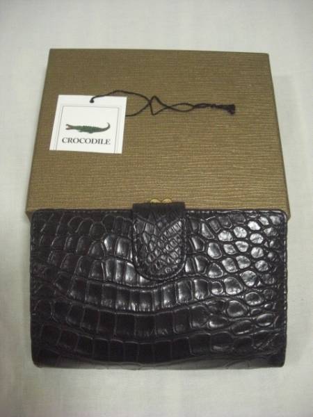 新品 Falchi NEW YORK ファルチ クロコダイル 財布