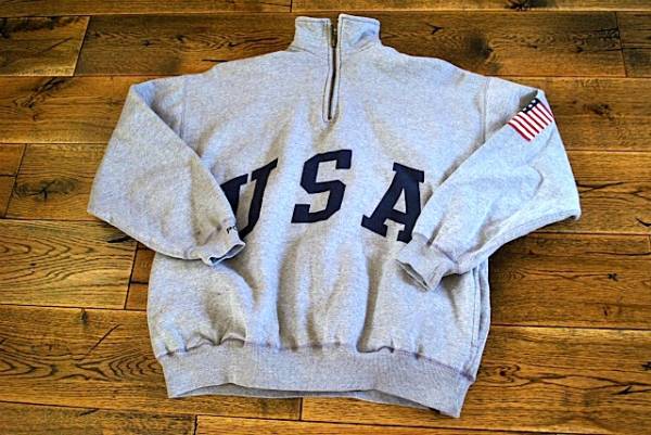r2825☆USEDラルフローレンハーフジップスウェット/US style=width:100%; style=width:100%;