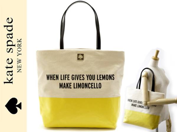 新品★ケイトスペード キャンバス トートバッグ レディース