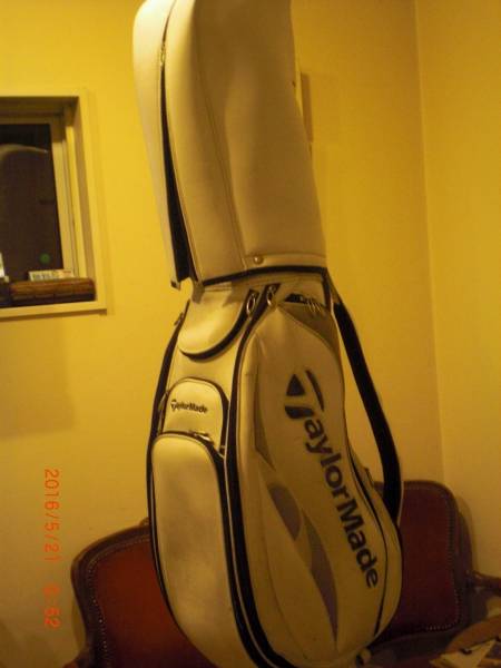 TaylorMade テーラーメイド キャディバッグ 白 中古品 【公式通販】