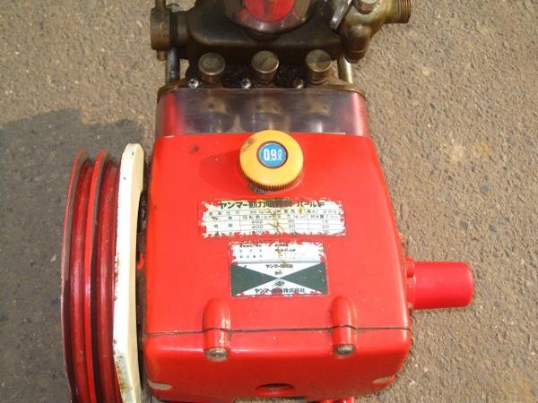ヤンマー 動力噴霧器 パールF ホンダGX140減速タイプとヤンマーパール 