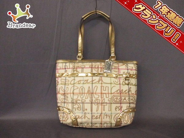 コーチ トートバッグ 美品 グラフィティトート 13188 COACH