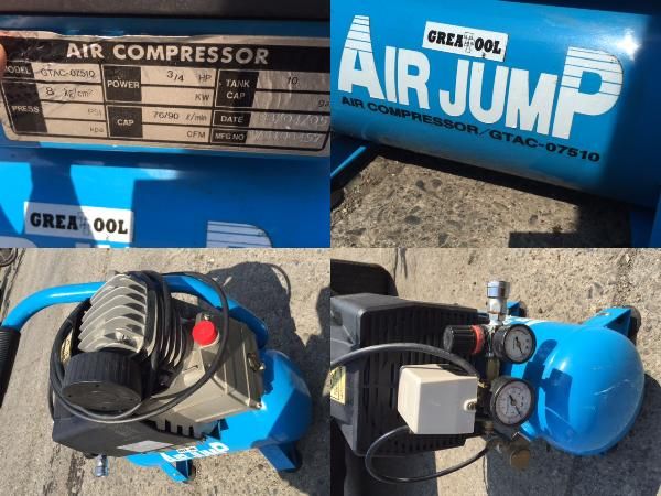 TOOL GREAT AIR GTAC-07510 JUMP エアー Yahoo!オークション - エアー 