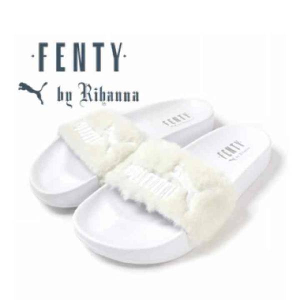 【新品】PUMA ファー スライド サンダル rihhana リアーナ fenty