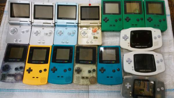 任天堂 本体 まとめて GBA & SP & カラー & pocket ジャンク出品