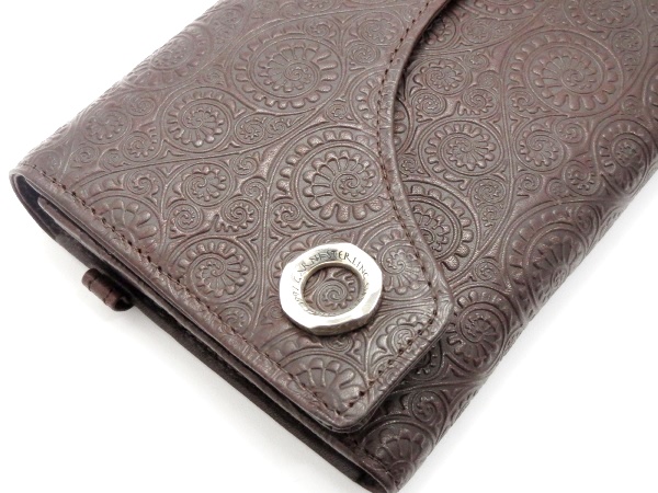 GARNI ガルニ Flap Vine Long Wallet 長財布 GL15007 茶 未使用(長財布  
