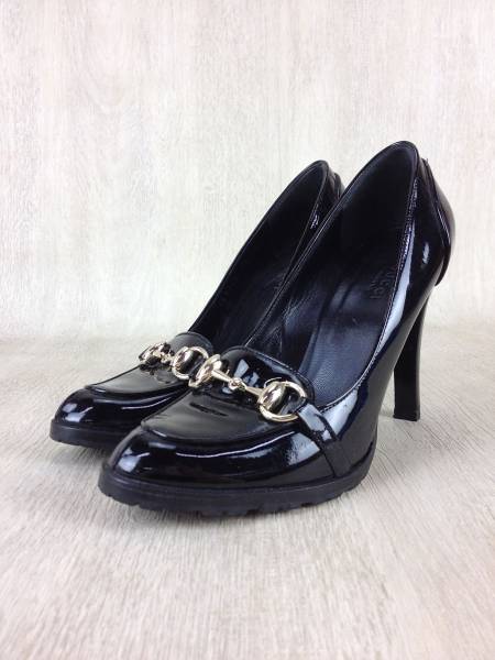 GUCCI◇パンプス/34/BLK/エナメル GUCCI◇パンプス/34/BLK 【公式通販】