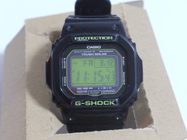 G-SHOCK GW-M5610B-1J 電波ソーラー グリーン 人気モデル ソーラー電波