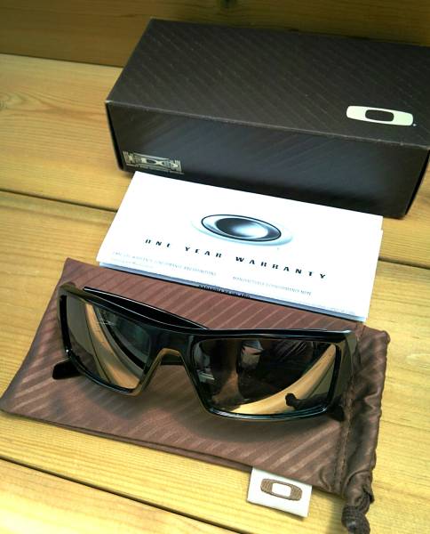 オークリー　GASCAN Polarized 偏光　中古　レンズ傷有