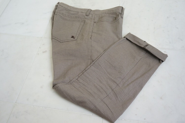 バーバリーブラックレーベル 千鳥パンツ スラックス 76