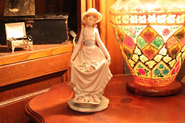 LIADRO リヤドロ フィギュリン 花バスケット 05027 超美品 箱付 素敵