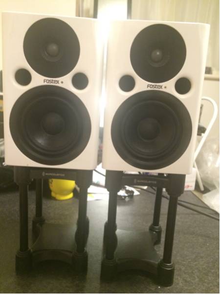 fostex pm0.4n ＆ ISO ACOUSTICS スピーカースタンドセット