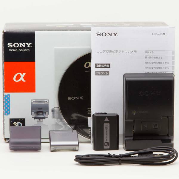 綺麗・優良］ SONY NEX-C3 レンズキット シルバー 元箱有 ソニー α NEX