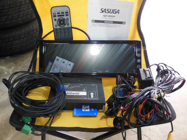 SASUGA 車載2×2 地デジチューナー SDT-8000 ミラーモニター 地デジ