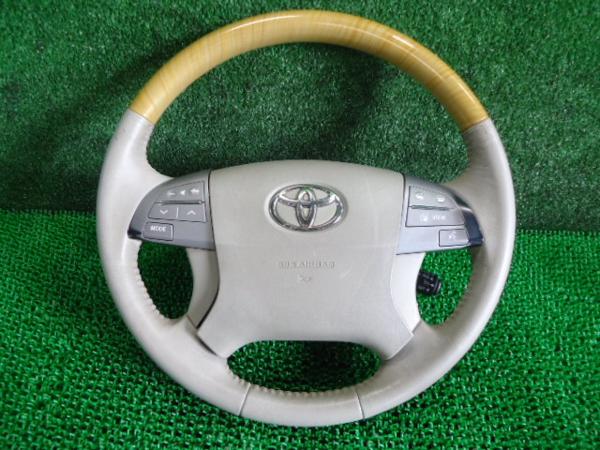 エスティマ ACR50W/55W 純正ウッドコンビステアリング(2BH708CA2