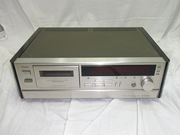TEAC V-9000 カセットデッキ　ジャンク品 ジャンク-通電確認のみ TEAC/ティアック カセットデッキ V-9000