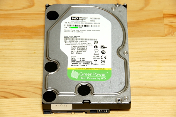 BW730 BW770 BW890 BXT3000等 換装用HDD AV-GP 2TB 4時間used！