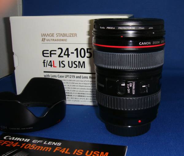 【値下げ中】Canon EF 24-105mm f/4レンズ ☆CanonEF24-105mm f4L USMレンズ☆赤ライン！！ 値下げ！Canon EF 24