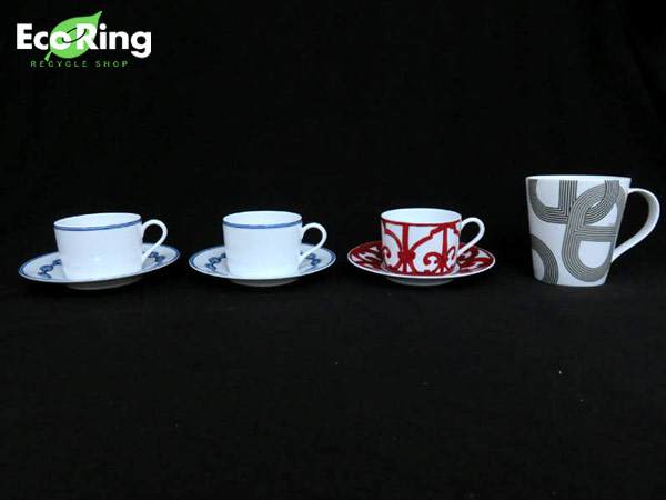 ●1円 超美品 エルメス カップ＆ソーサー他 計4点セット HE045