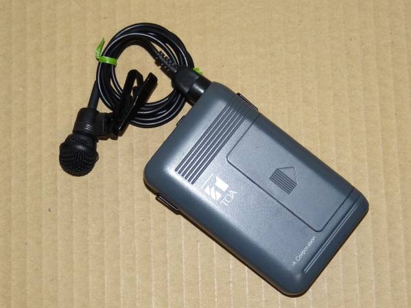 TOA WIRELESS MICROPHONE WM-1310 （タイピン型） 【公式通販】