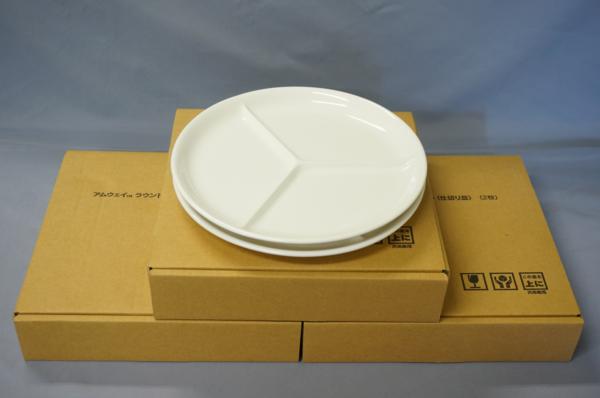 未使用品 アムウェイ ラウンドプレート 仕切り皿 6枚セット