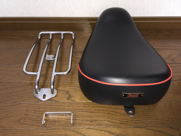 ハーレー XL883N・1200N K&H製ソロシート Rキャリアセット