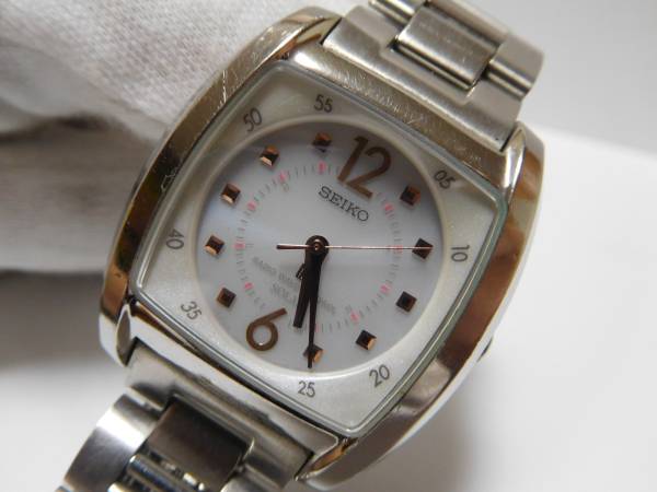 1円～used セイコー ソーラー 動作確認済(C-K27)