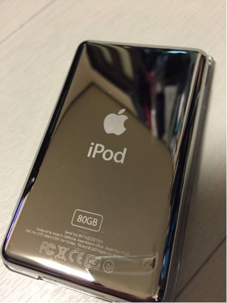 【極美品】iPod classic 80GB ブラック iPod Classic 80GB ブラック ケース付き 黒 クラシック 動作品 【公式