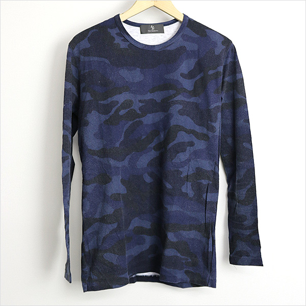 Y's for men ワイズフォーメン カモフラージュ柄長袖カットソー Y's