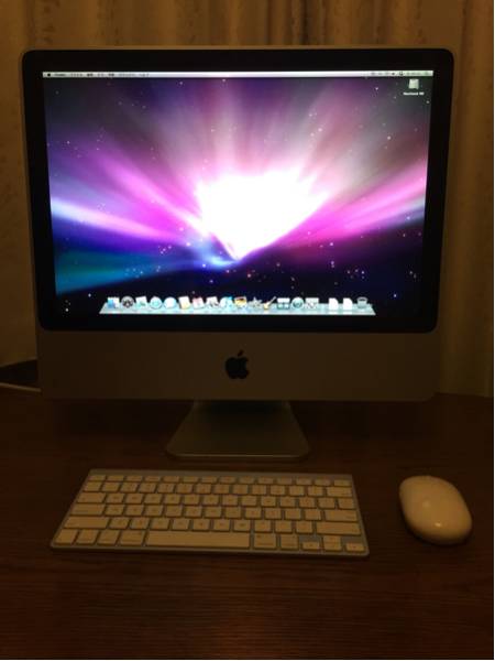 【中古美品】iMac (20-inch， Early 2008) 2.4Ghz/4GB/320GB/