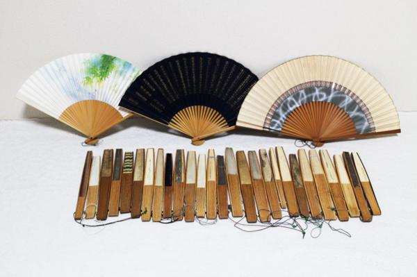 【京夢桜】★大量！扇子３０点★茶会師匠先生師範着物踊★kmn66