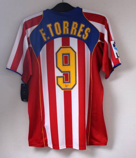 Madrid Torres Atletico #9 Retro Spiderman 2004⁄05 Away 0 Atlético