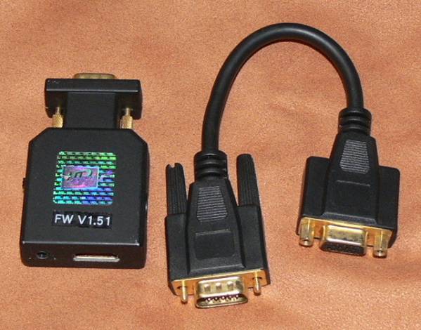 ☆中古☆HDFURY2 1080P FW V1.51 HDMI to VGA コンピュータ 周辺機器