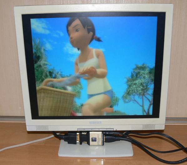 ☆中古☆HDFURY2 1080P FW V1.51 HDMI to VGA コンピュータ 周辺機器