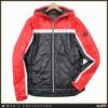 1円ゴルフJ.LINDEBERG ◆赤黒PERTEX中綿フードブルゾンd1031*L新