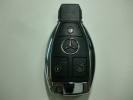 ★美品！ ベンツ 純正 キーレス メッキ枠 電子 3ボタン Y739