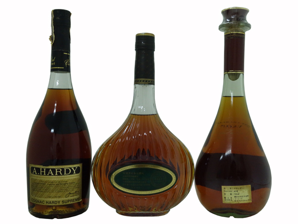 《1円～古酒》オタール ジャノー ハーディ ブランデー 3本セット