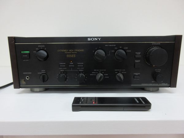 ▽SONY ソニー TA-F555ESX プリメインアンプ▽d051 修理挑戦ジャンクの