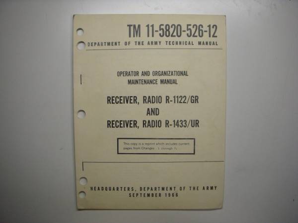 コリンズ 51S-1 の軍用マニュアル