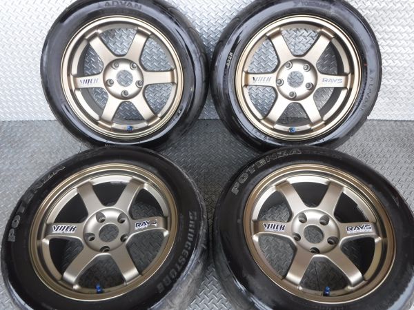 RAYS VR TE37C 16インチ RAYS レイズ VR TE37C 鍛造 16インチ 7J +25 8J +15 きれい FD3S