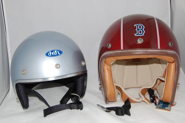 OGKKABUTO レッドソックス　ジェットヘルメット バイク おまけ付