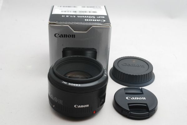 ☆極上美品☆ CANON キャノン EF 50mm F1.8 Ⅱ ☆元箱付