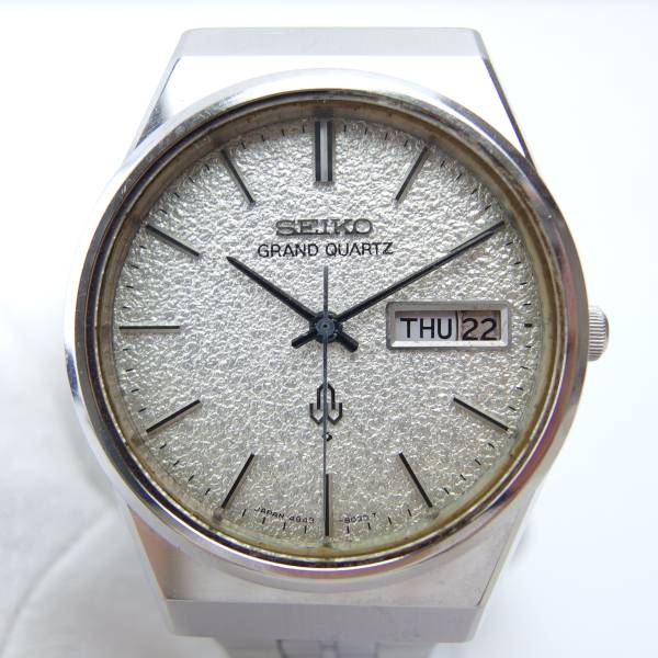 セイコー グランドクオーツ 4843 8050 腕時計 デイデイト OO709