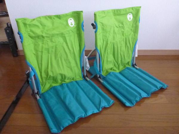 コールマン コンパクト グランド チェア ライム色 2脚セット